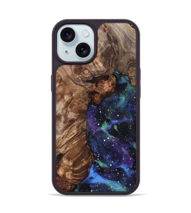 iPhone 15 Wood Phone Case - Meda (Cosmos, 820260)