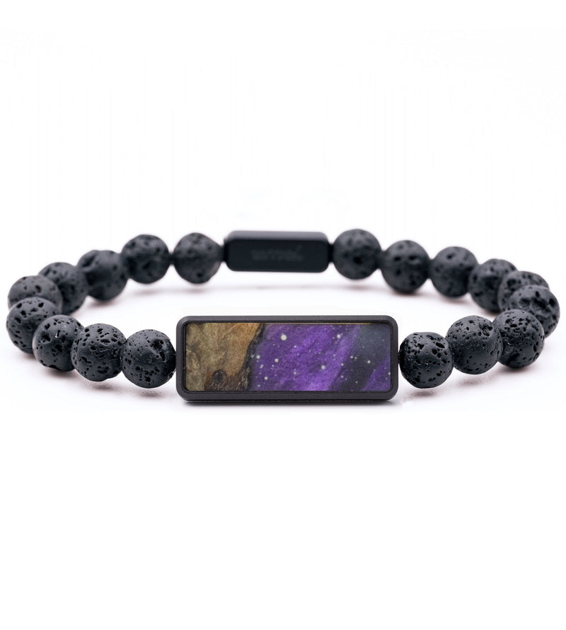 Lava Bead Wood Bracelet - Mikaela (Cosmos, 820286)