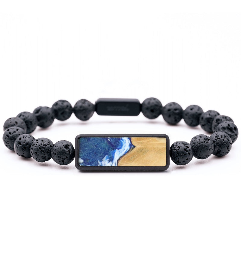 Lava Bead Wood Bracelet - Morris (Coastal, 820293)