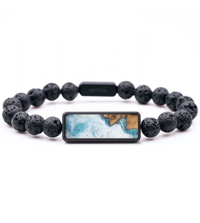 Lava Bead Wood Bracelet - Deloris (Coastal, 820295)