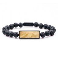 Lava Bead ResinArt Bracelet - Jeremiah (Wood Burl, 820298)