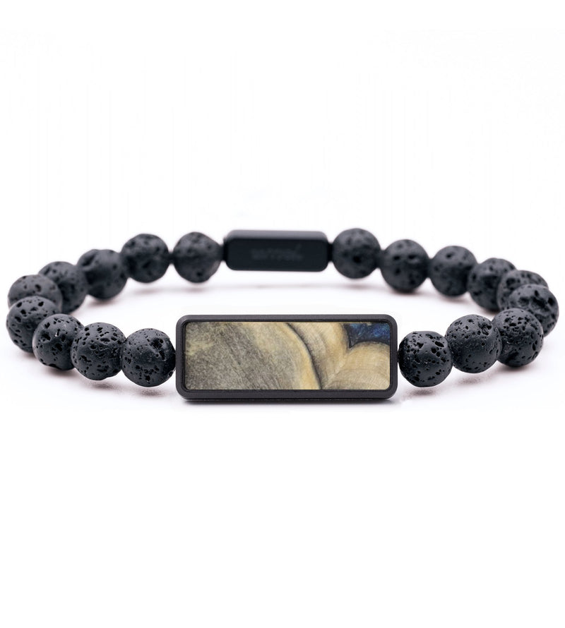 Lava Bead ResinArt Bracelet - Tucker (Wood Burl, 820300)