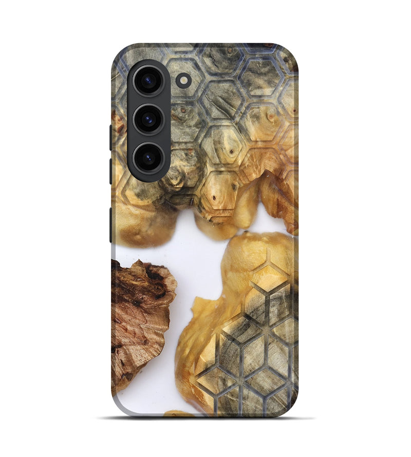 Galaxy S23 Wood Live Edge Phone Case - Dudley (Clear, 820318)