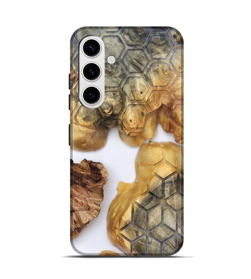 Galaxy S25 Wood Live Edge Phone Case - Dudley (Clear, 820318)