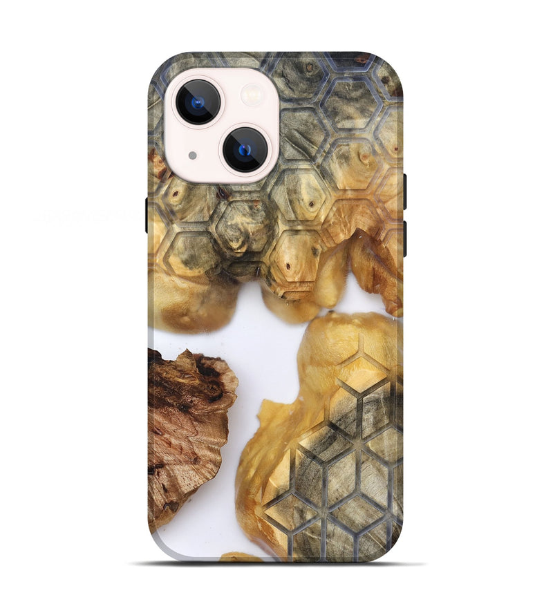 iPhone 13 Wood Live Edge Phone Case - Dudley (Clear, 820318)