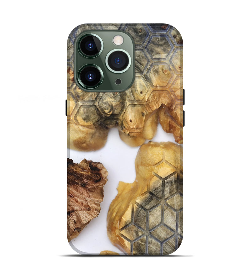 iPhone 13 Pro Wood Live Edge Phone Case - Dudley (Clear, 820318)