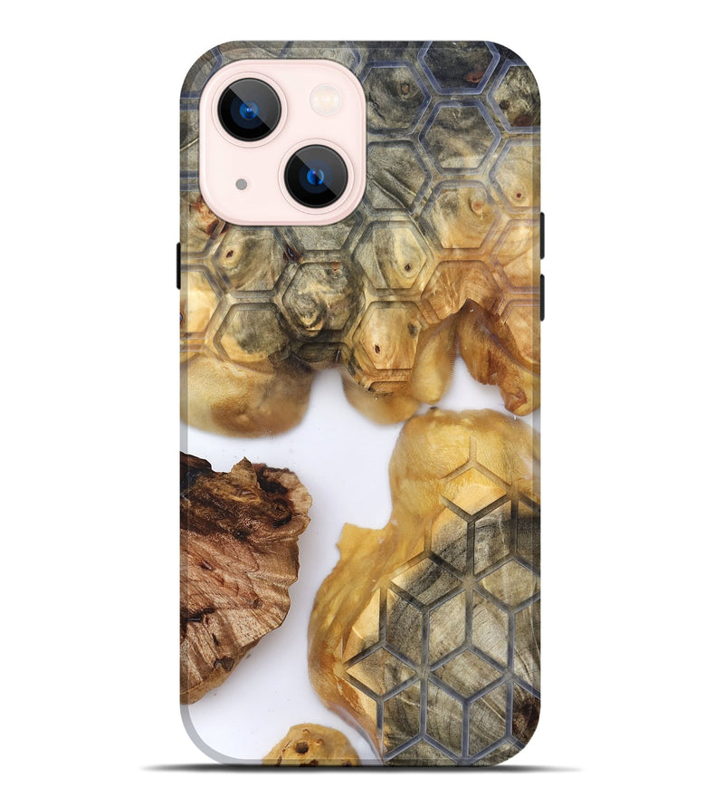 iPhone 14 Plus Wood Live Edge Phone Case - Dudley (Clear, 820318)