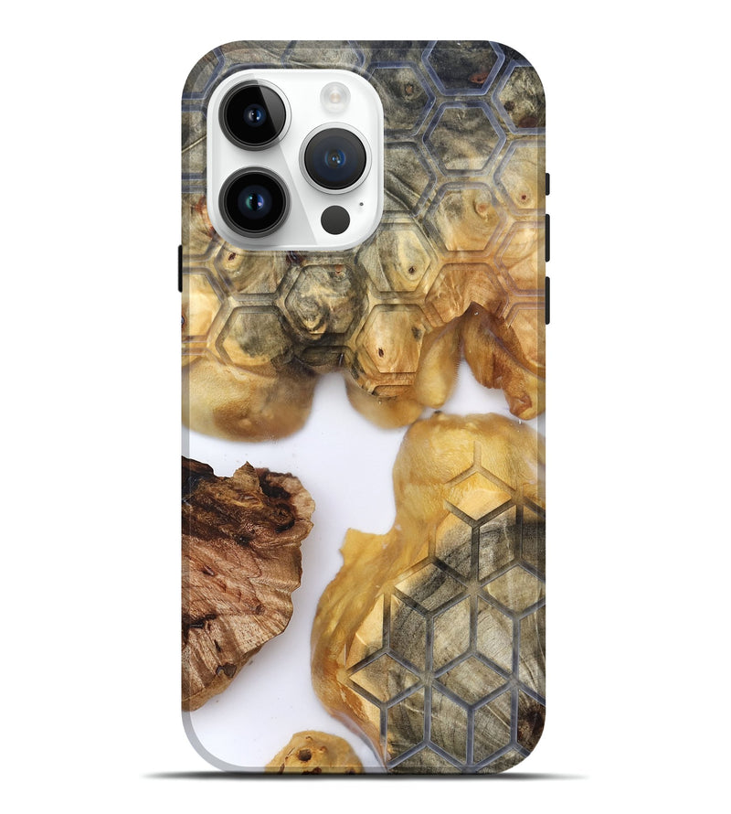 iPhone 15 Pro Max Wood Live Edge Phone Case - Dudley (Clear, 820318)