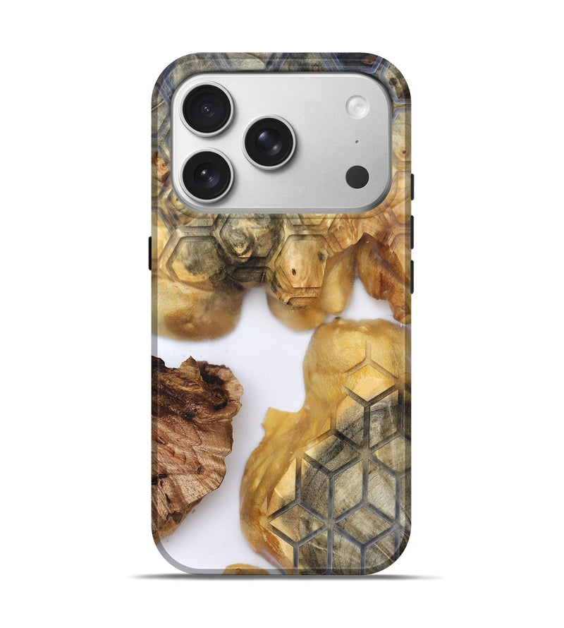 iPhone 17 Pro Wood Live Edge Phone Case - Dudley (Clear, 820318)