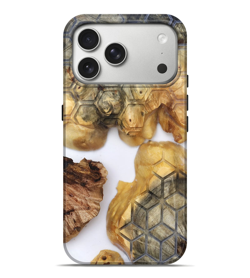 iPhone 17 Pro Max Wood Live Edge Phone Case - Dudley (Clear, 820318)