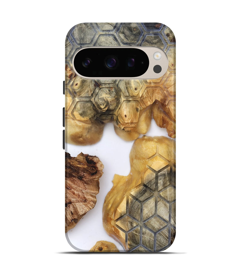 Pixel 10 Pro Wood Live Edge Phone Case - Dudley (Clear, 820318)