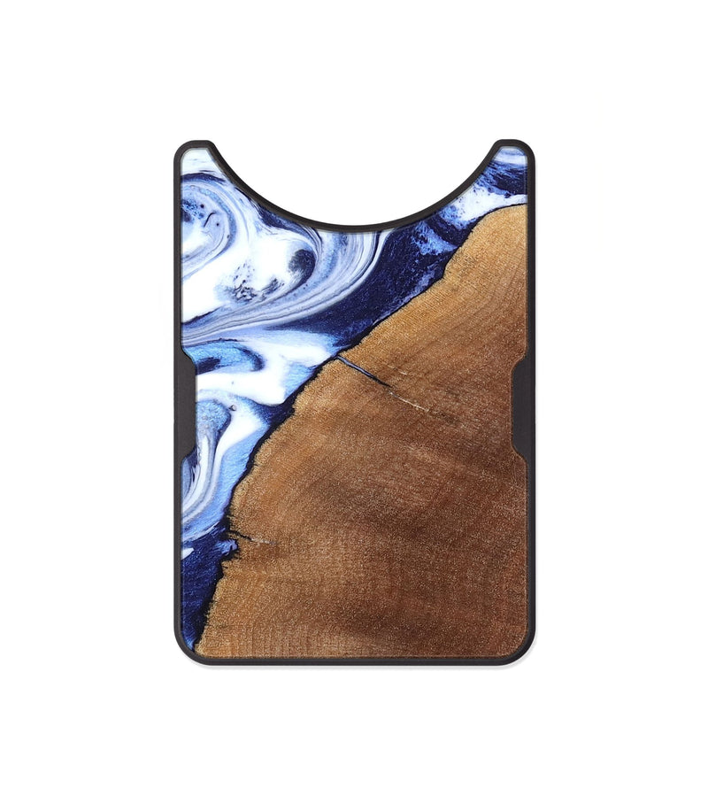 Alloy Wood Wallet - Navy (Blue, 820319)