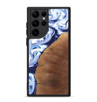 Galaxy S22 Ultra Wood Phone Case - Navy (Blue, 820319)