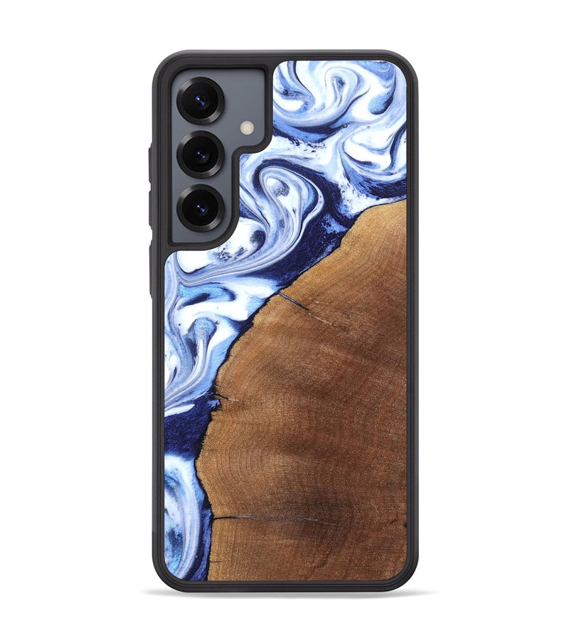 Galaxy S25 Plus Wood Phone Case - Navy (Blue, 820319)