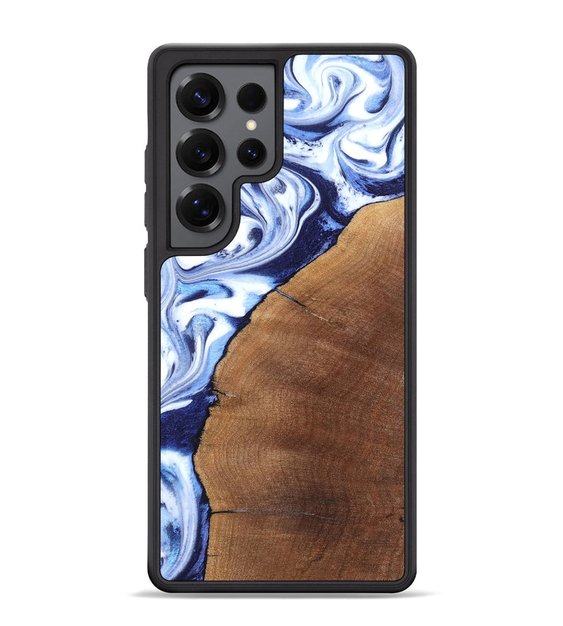Galaxy S25 Ultra Wood Phone Case - Navy (Blue, 820319)