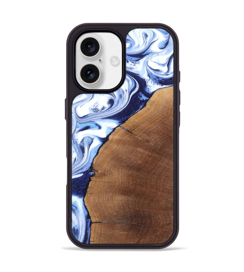 iPhone 17 Wood Phone Case - Navy (Blue, 820319)