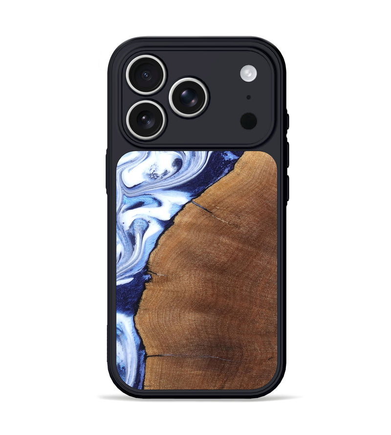 iPhone 17 Pro Wood Phone Case - Navy (Blue, 820319)
