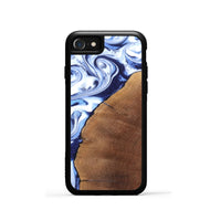 iPhone SE Wood Phone Case - Navy (Blue, 820319)
