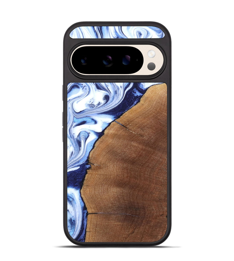 Pixel 10 Pro Wood Phone Case - Navy (Blue, 820319)
