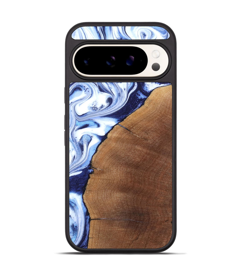 Pixel 9 Wood Phone Case - Navy (Blue, 820319)