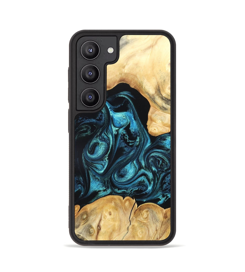 Galaxy S23 Wood Phone Case - Jovie (Blue, 820320)