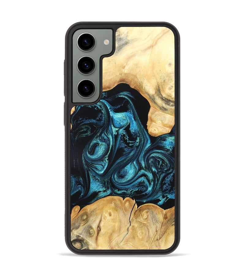 Galaxy S23 Plus Wood Phone Case - Jovie (Blue, 820320)