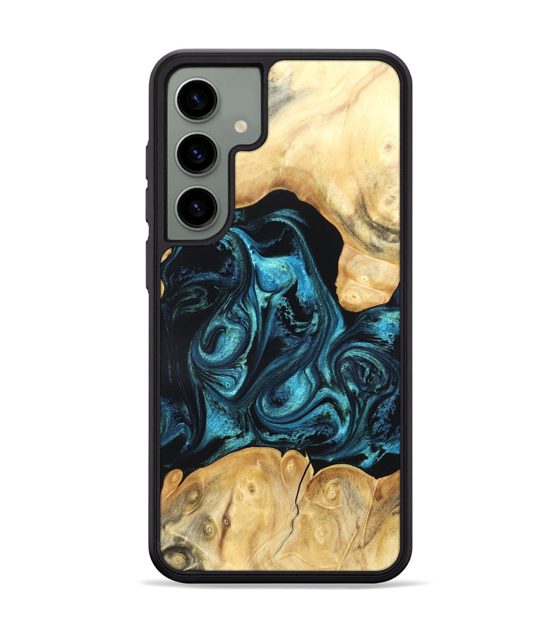 Galaxy S24 Plus Wood Phone Case - Jovie (Blue, 820320)