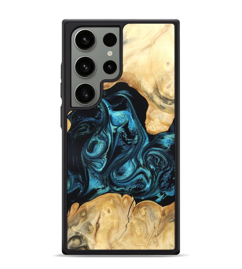 Galaxy S24 Ultra Wood Phone Case - Jovie (Blue, 820320)