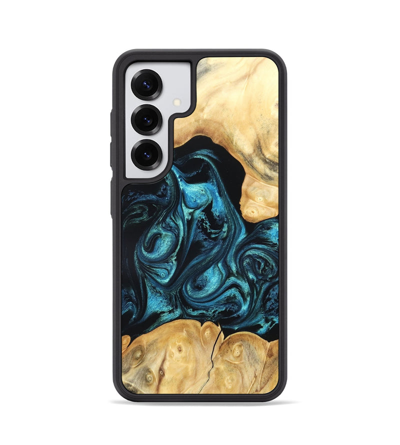 Galaxy S25 Wood Phone Case - Jovie (Blue, 820320)