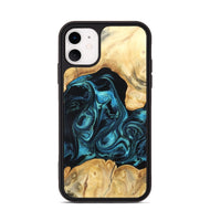 iPhone 11 Wood Phone Case - Jovie (Blue, 820320)