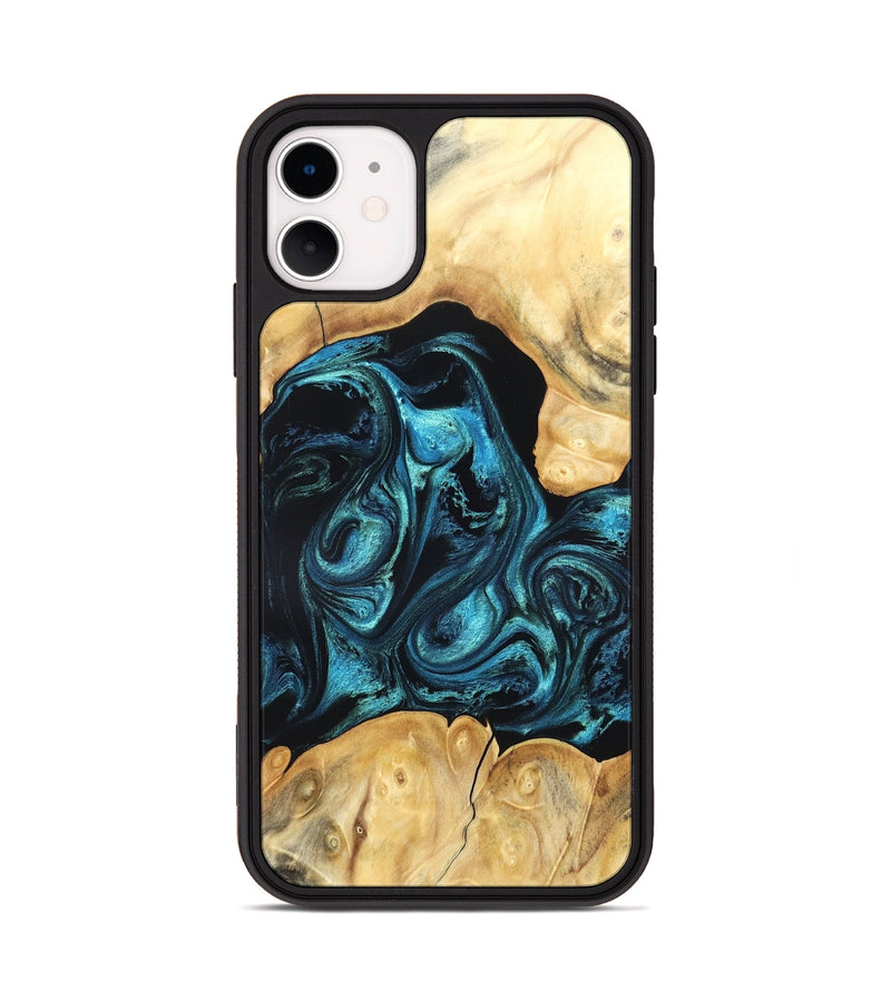 iPhone 11 Wood Phone Case - Jovie (Blue, 820320)