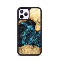 iPhone 11 Pro Wood Phone Case - Jovie (Blue, 820320)