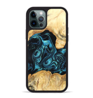 iPhone 12 Pro Max Wood Phone Case - Jovie (Blue, 820320)