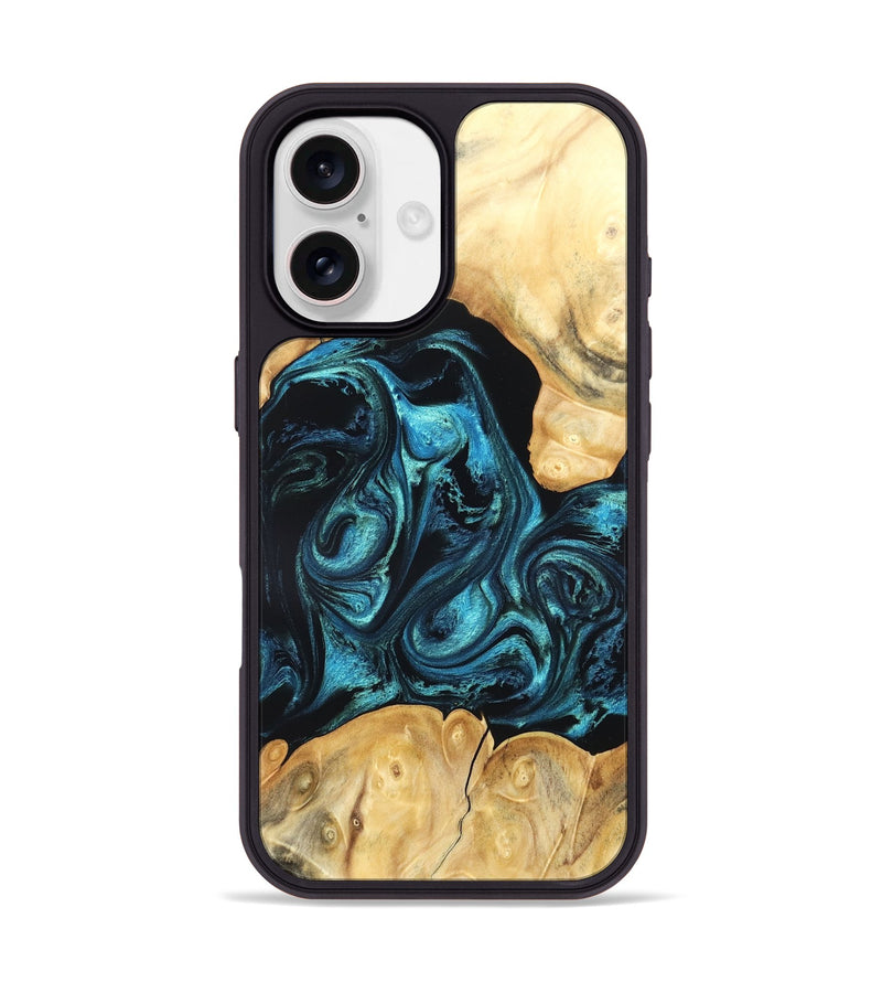 iPhone 17 Wood Phone Case - Jovie (Blue, 820320)