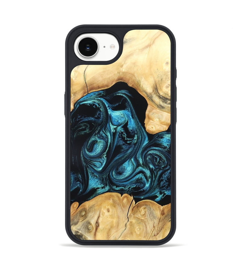 iPhone 17e Wood Phone Case - Jovie (Blue, 820320)