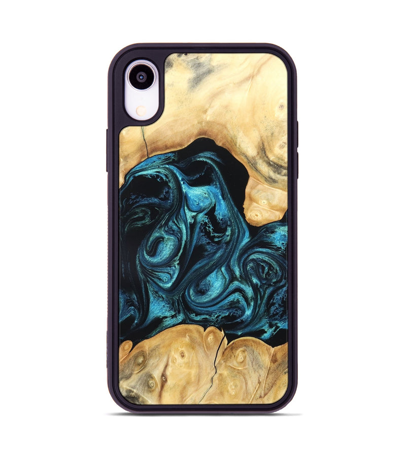 iPhone Xr Wood Phone Case - Jovie (Blue, 820320)
