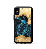 iPhone Xs Wood Phone Case - Jovie (Blue, 820320)