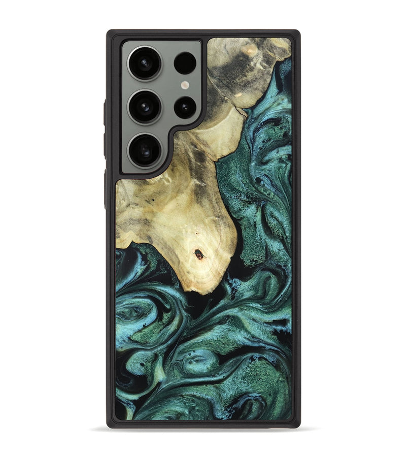 Galaxy S23 Ultra Wood Phone Case - Starr (Green, 820321)