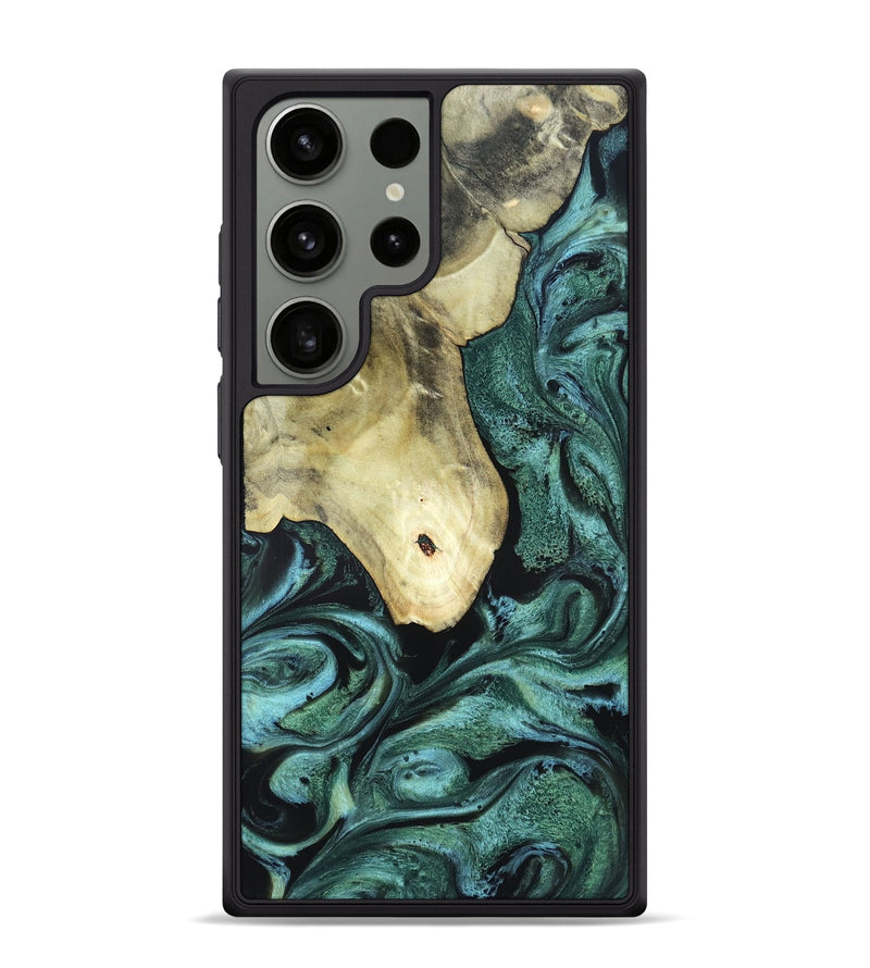 Galaxy S24 Ultra Wood Phone Case - Starr (Green, 820321)