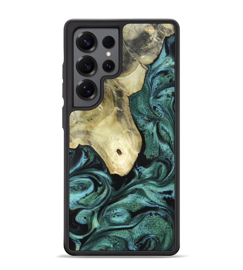 Galaxy S25 Ultra Wood Phone Case - Starr (Green, 820321)