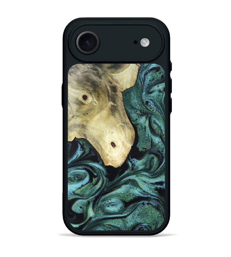 iPhone 17 Air Wood Phone Case - Starr (Green, 820321)