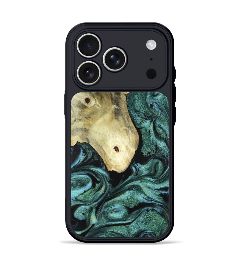 iPhone 17 Pro Wood Phone Case - Starr (Green, 820321)