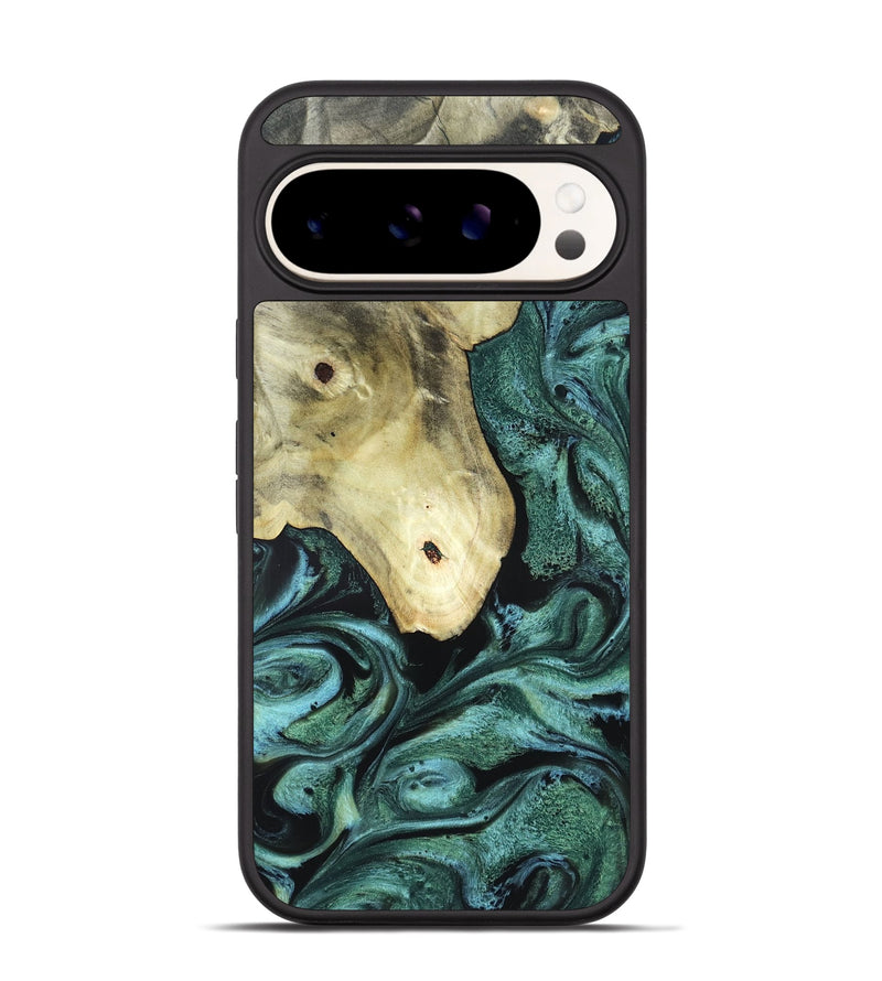 Pixel 9 Wood Phone Case - Starr (Green, 820321)