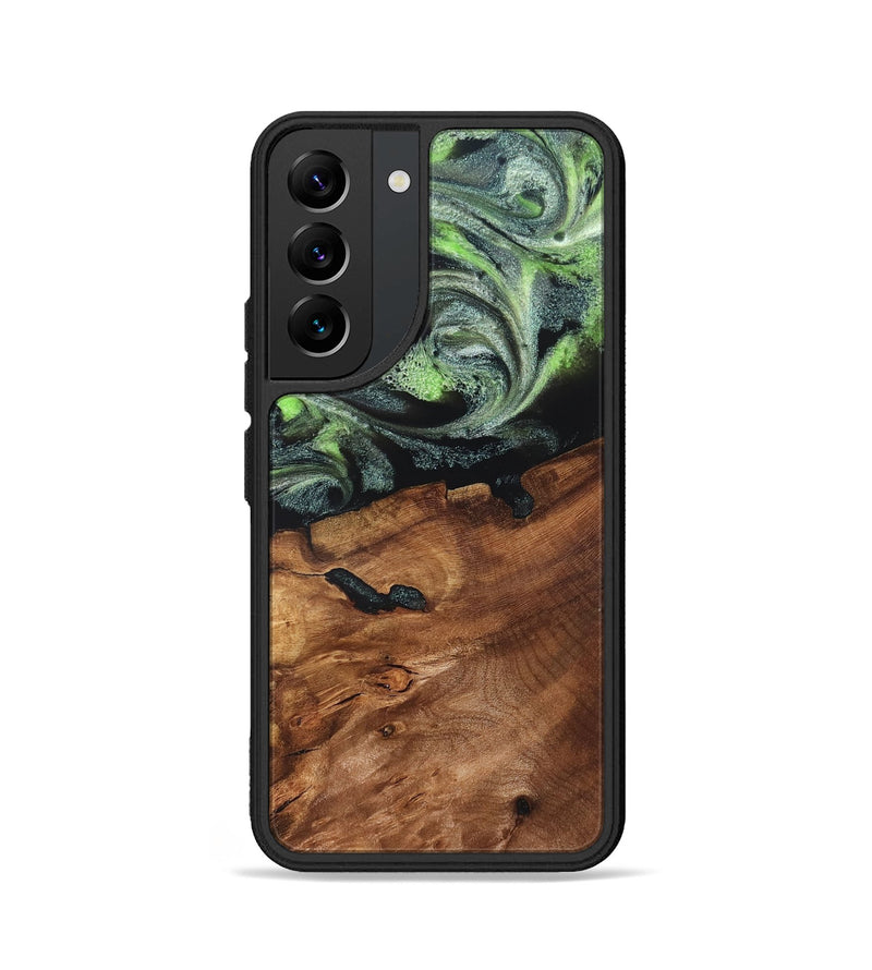 Galaxy S22 Wood Phone Case - Iyana (Green, 820322)