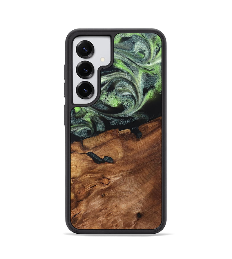 Galaxy S25 Wood Phone Case - Iyana (Green, 820322)