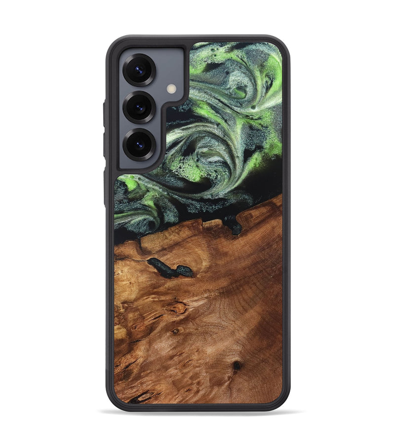 Galaxy S25 Plus Wood Phone Case - Iyana (Green, 820322)