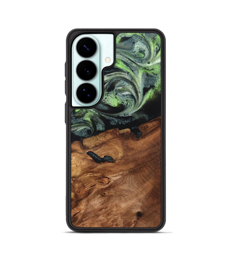 Galaxy S26 Wood Phone Case - Iyana (Green, 820322)