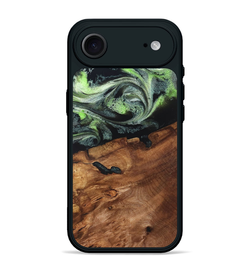 iPhone 17 Air Wood Phone Case - Iyana (Green, 820322)