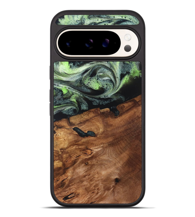 Pixel 10 Pro XL Wood Phone Case - Iyana (Green, 820322)