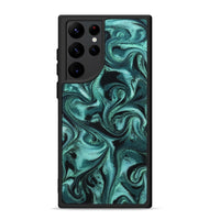 Galaxy S22 Ultra ResinArt Phone Case - Josh (Green, 820323)
